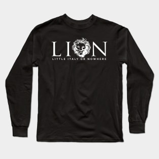 Ella the LION (White Lettering/Image) Long Sleeve T-Shirt